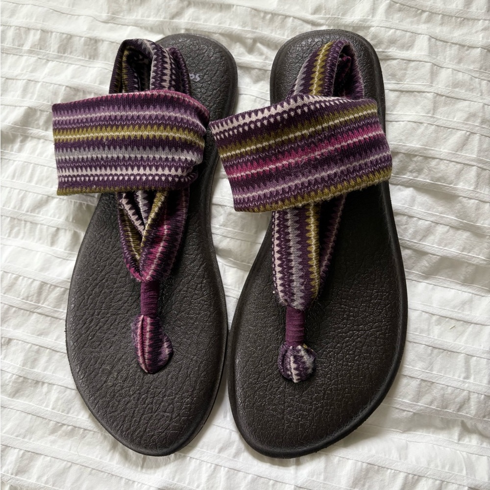 Sanuk Sandals with Ankle Strap
